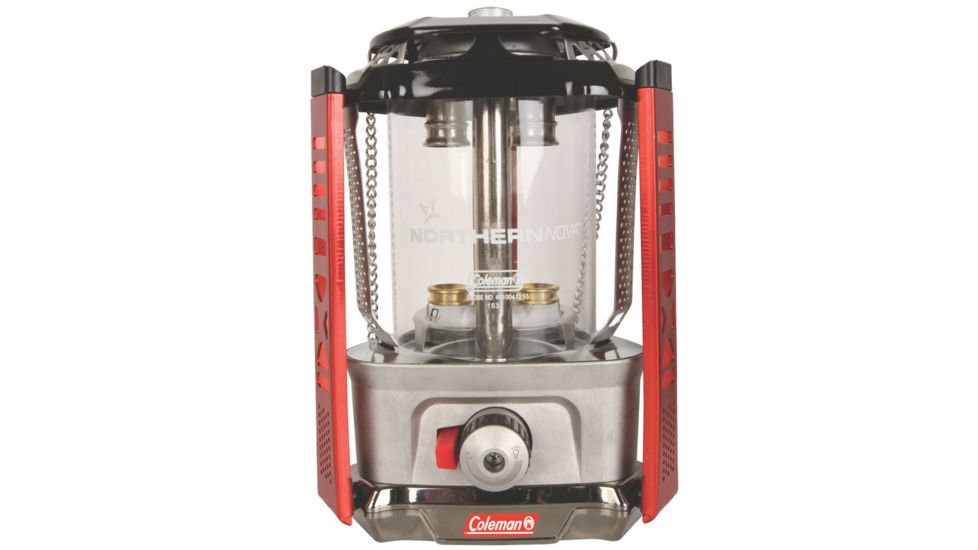 Coleman Signature Northern Nova Propane Lantern, Red / Silver 2000023099