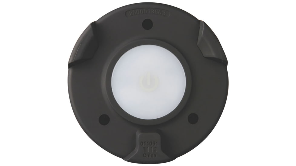 Coleman Signature Pack-Away 250L Puck Light Lantern, 250 Lumens, Rechargeable 18650 Li-Ion Battery, Black / Gray 2000013863