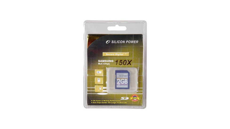 Silicon Power Secure Digital 150X Hi-Speed Memory Card 4GB SP004GBSDC150V10
