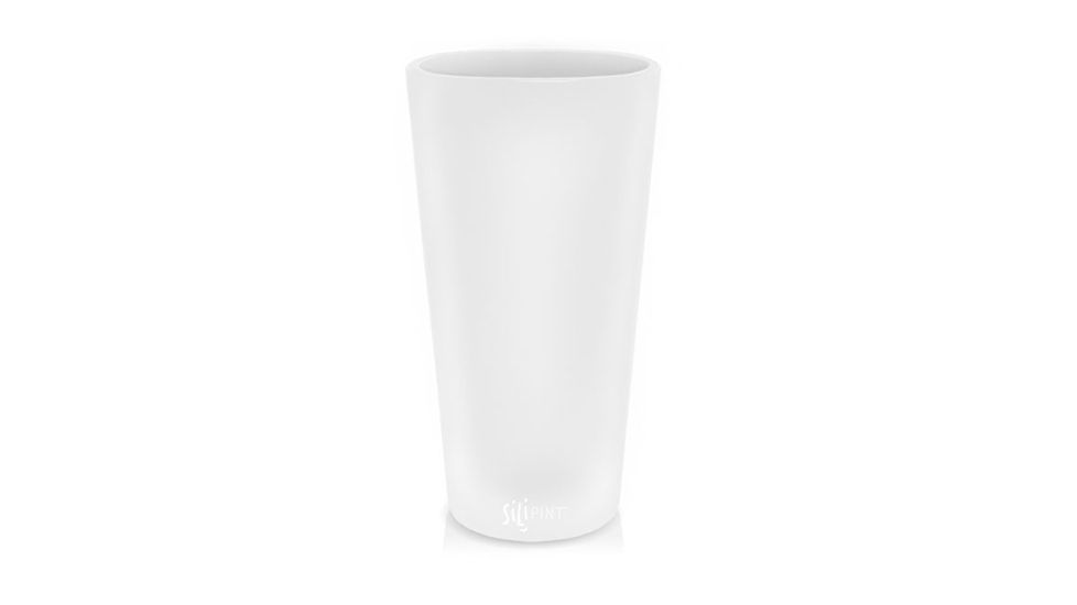 Silipint Bomber Glass, 22oz, Frosted White, SLP-25328