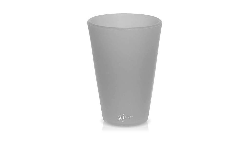 Silipint Original Pint Glass, 16oz, Grey