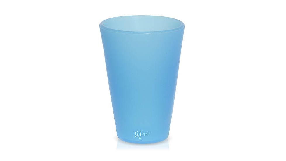 Silipint Pint Glass, 16oz, Bend Blue, Blue, SLP-20293