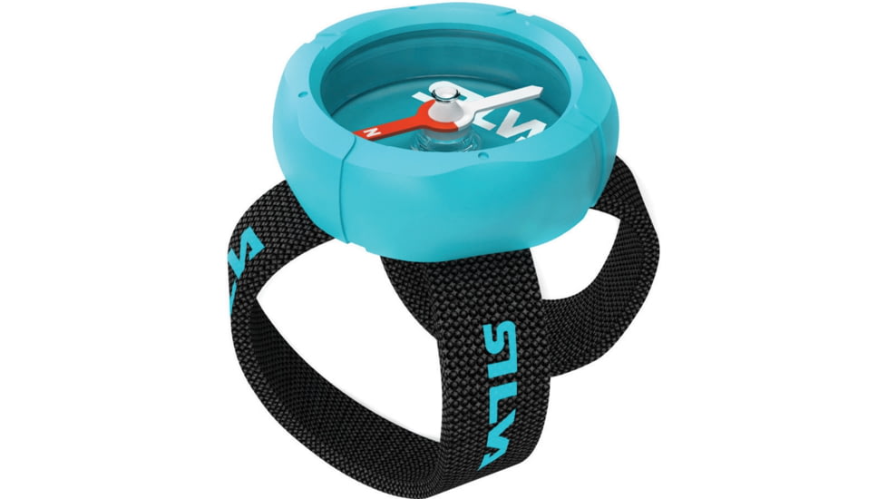 Silva Begin Wrist Compass with Adjustable Wrist Band, Wrist Band Is Small In Size, Adjustable, Designed For A Child'S Hand, North Pointer, Left/Right Grip, Rubber Housing, SV544955