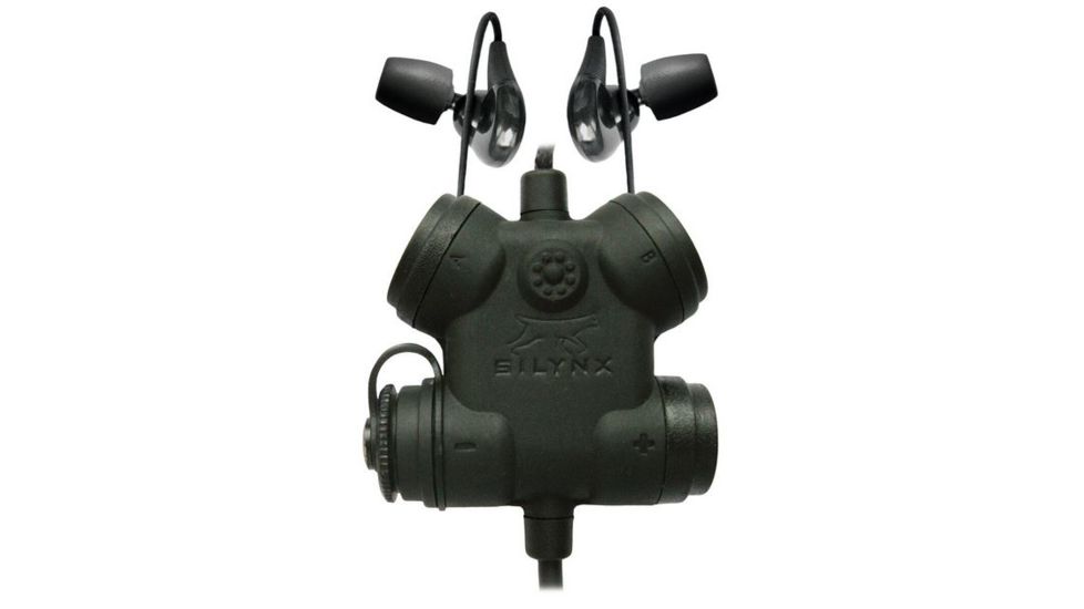 Silynx Clarus FX2 Headset, w/ Fixed Motorola APX radio adaptor lead, Black CFX2ITEB-002