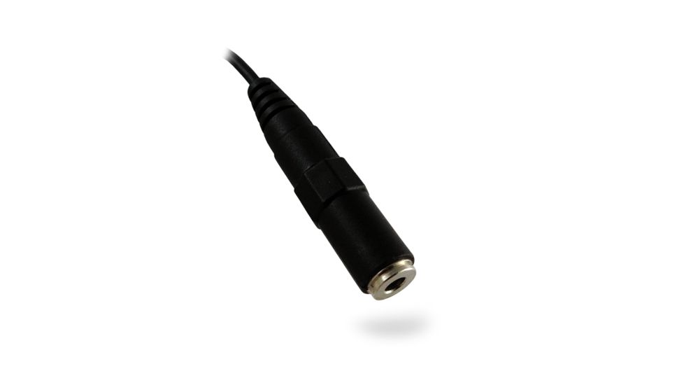 Silynx Low-Vis Civilian Headset Adapter CA0197-00 and Key Fob PTT PT0008-00, Black, LV-K-002-00