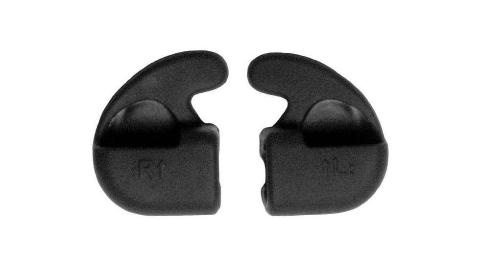 Silynx Shell Ear Retainers, 3 Pairs, Black, Small ERC000007-C