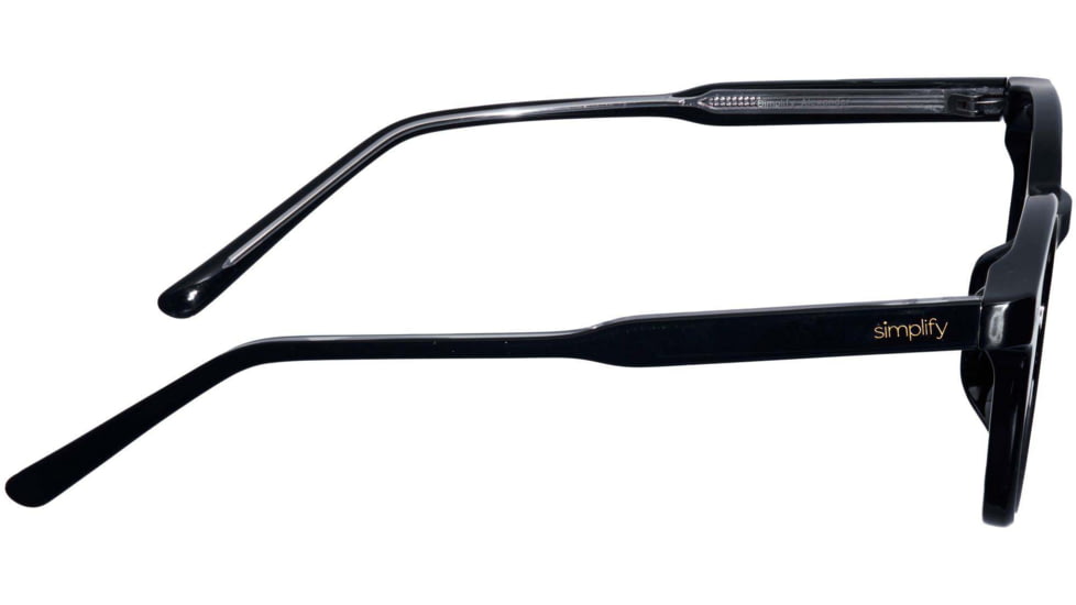 Simplify Alexander Polarized Sunglass, Black/Blue, One Size, SSU126-C3