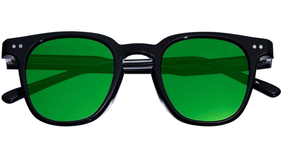 Simplify Alexander Polarized Sunglass, Black/Green, One Size, SSU126-C4