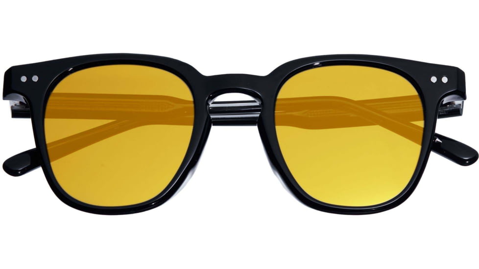 Simplify Alexander Polarized Sunglass, Black/Yellow, One Size, SSU126-C2