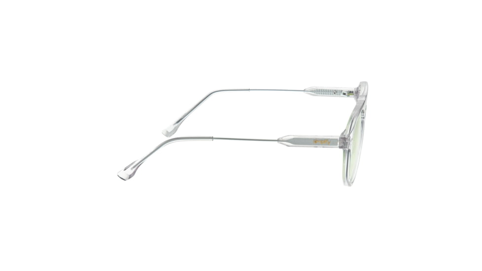 Simplify Carter Polarized Sunglasses, Clear Frame, Green Lens, Clear/Green, One Size, SSU127-C4