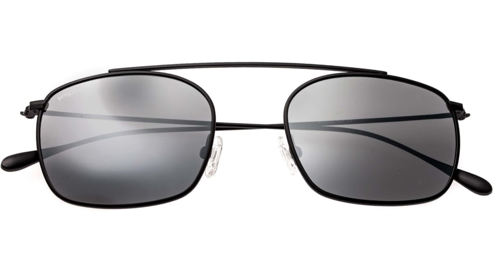 Simplify Collins Sunglasses, Black Frame, Black Lens, Polarized, One Size, SSU104-BK