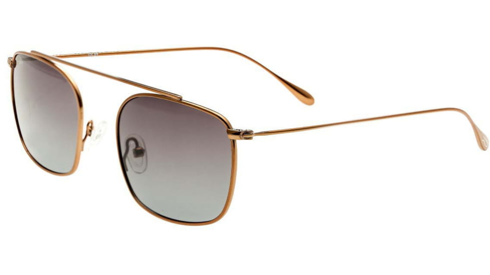 Simplify Collins Sunglasses, Bronze Frame, Black Lens, Polarized, One Size, SSU104-BR