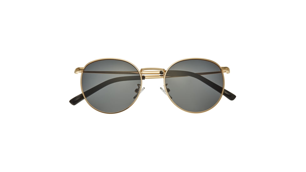 Simplify Dade Polarized Sunglasses, Gold Frame, Black Lens, Gold/Black, One Size, SSU128-C1