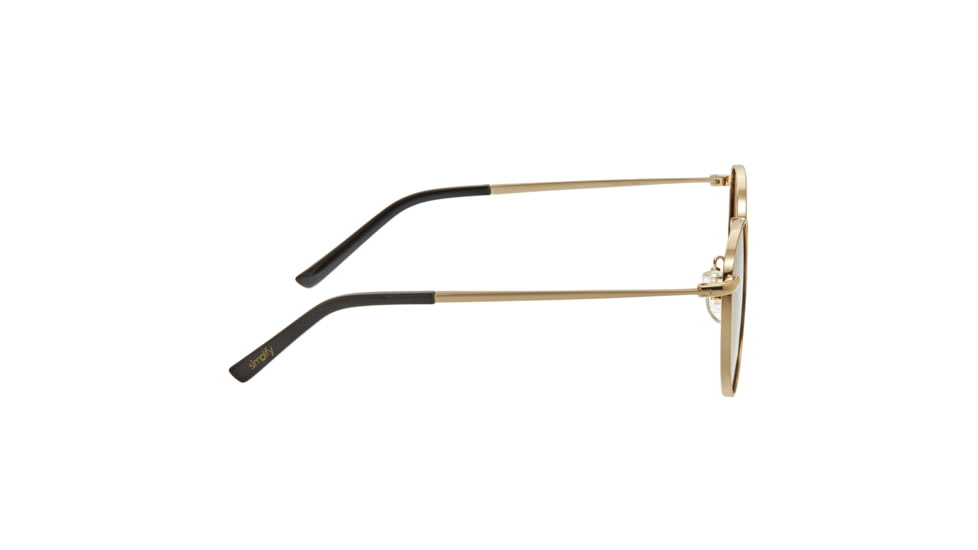 Simplify Dade Polarized Sunglasses, Gold Frame, Black Lens, Gold/Black, One Size, SSU128-C1