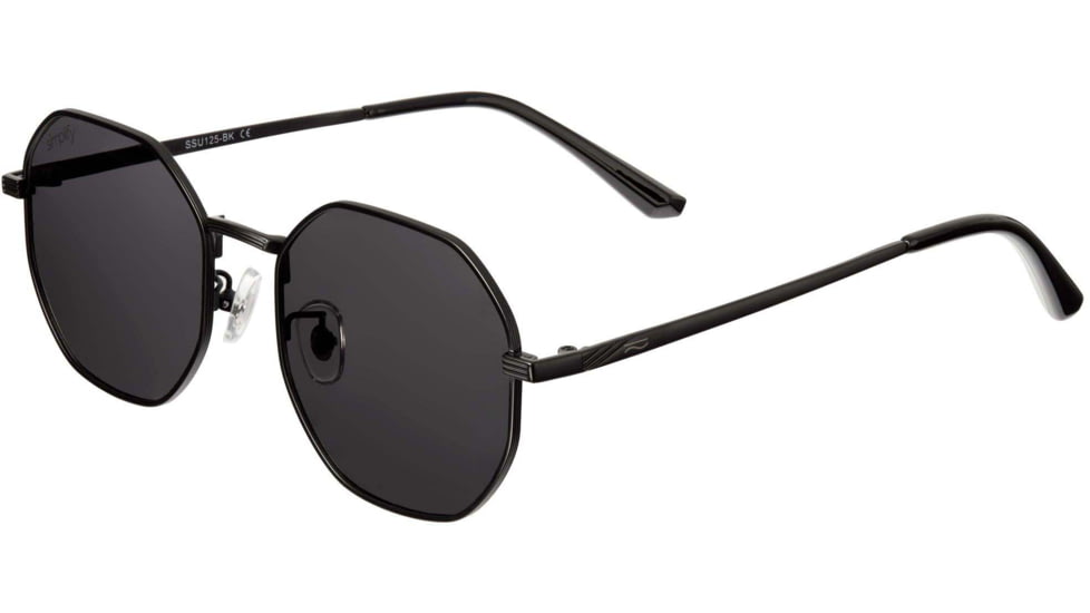 Simplify Ezra Polarized Sunglass, Black/Black, One Size, SSU125-BK