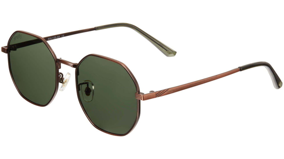 Simplify Ezra Polarized Sunglass, Bronze/Green, One Size, SSU125-GY