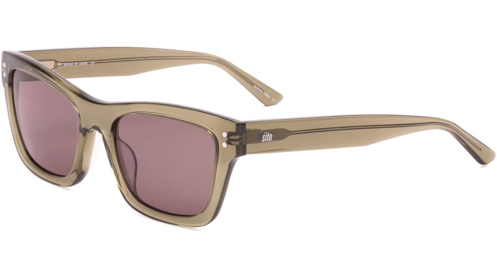 Sito Break Of Dawn Sunglasses, Moss Frame, Iron Grey Polarized Lens, SIBOD007P