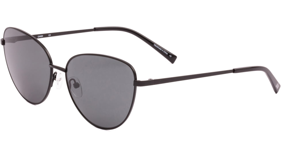 Sito Candi Sunglasses, Matte Black/Black Frame, Iron Grey Polarized Lens, SICND003P