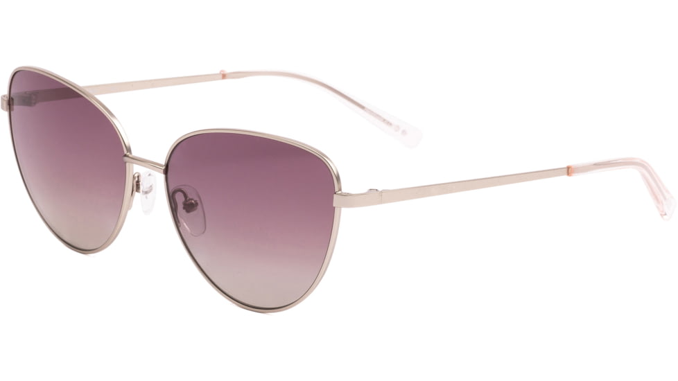 Sito Candi Sunglasses, Silver Frame, Dew/Quartz Gradient Polarized Lens, SICND005P