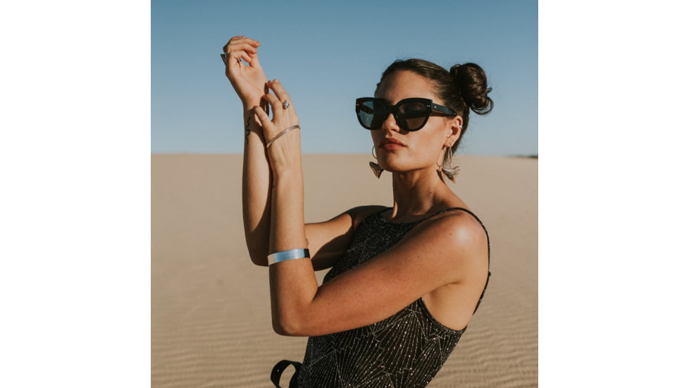 Sito Good Life Sunglasses, Black Frame, Iron Grey Polarized Lens, SIGDL001P