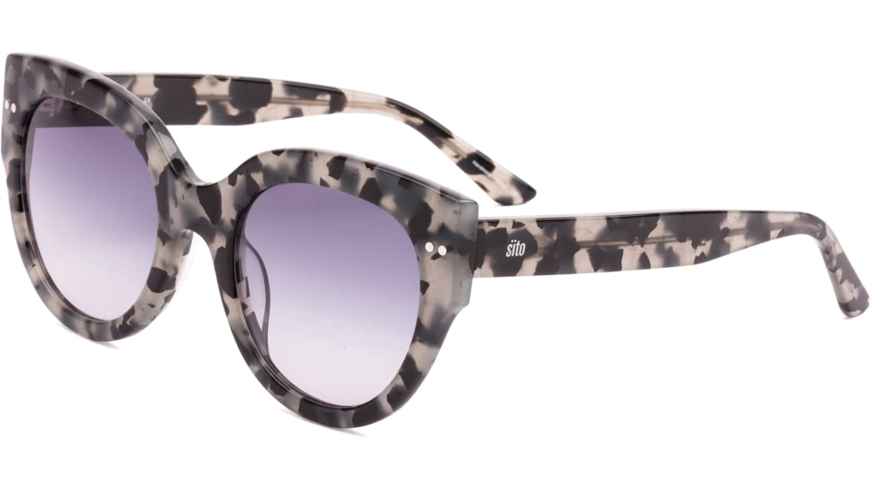Sito Good Life Sunglasses, Black Tort Frame, Grey/Blue Gradient Lens, SIGDL004S