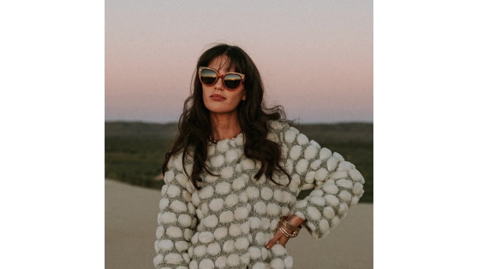 Sito Good Life Sunglasses, Desert Flower Frame, Rose Gradient Lens, SIGDL007S