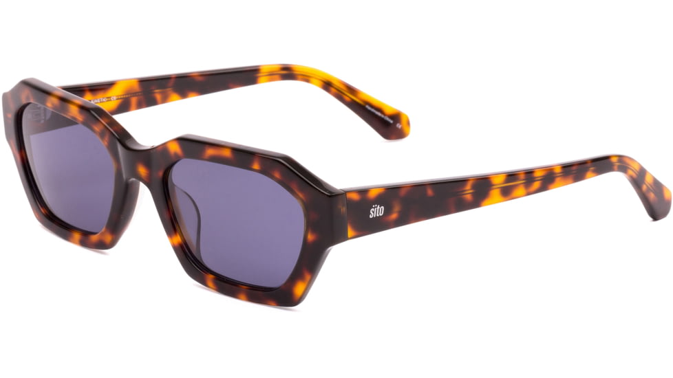 Sito Kinetic Sunglasses, Honey Tort Frame, Iron Grey Polarized Lens, SIKNC010P