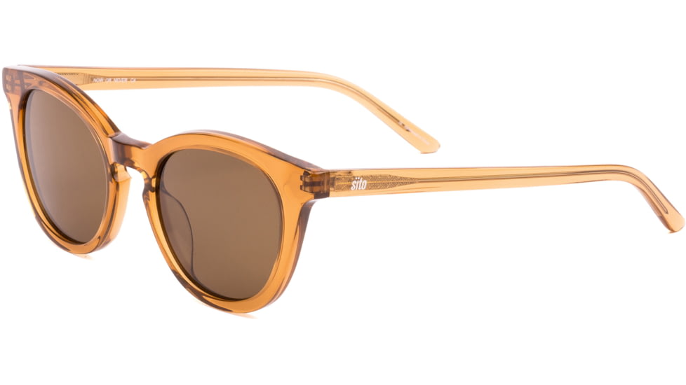 Sito Now Or Never Sunglasses, Tobacco Frame, Brown Polarized Lens, SINON004P