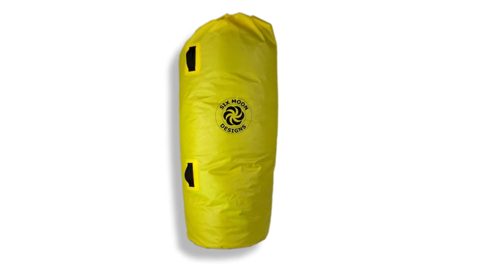 Six Moon Designs Backpacking Dry Bag, Yellow, 50 liters, hiking-dry-bag