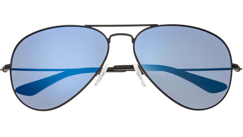 Sixty One Sunglasses Honupu Sunglasses, Black Frame, Blue Lens, Polarized, One Size, SIXS141BL