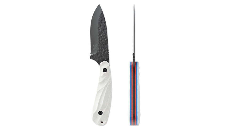 Skallywag Tactical Fireside Pro Fixed Blade Knife, 2.75in, Steel 440c, Spear Point, G10 Freedom Handle, Black, Fireside Pro - Freedom