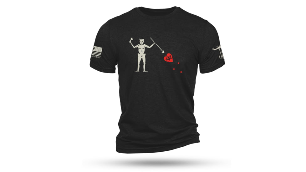 Skallywag Tactical Mens Give No Quarter T-Shirt, BBeard-2X