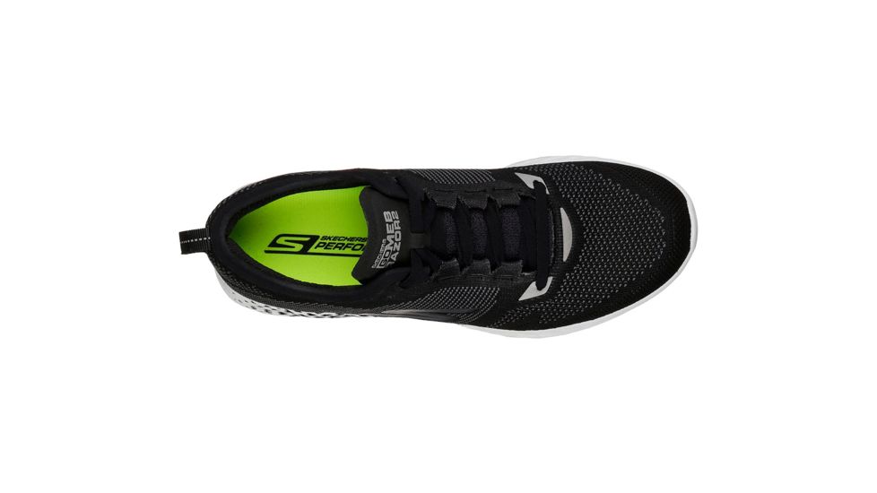 Skechers GO MEB Razor 2 Men's Road Running Shoes, Black/White, 55212-BKW
