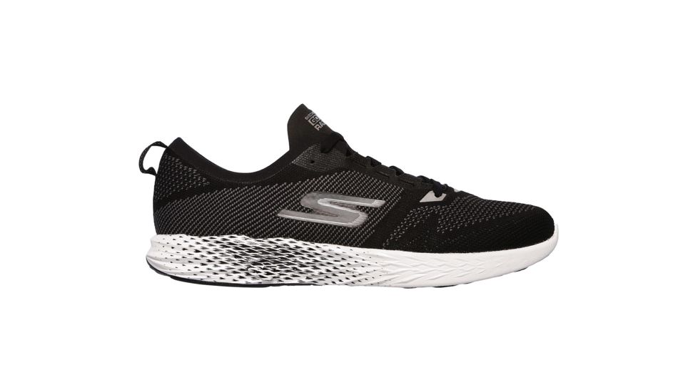 Skechers GO MEB Razor 2 Men's Road Running Shoes, Black/White, 55212-BKW