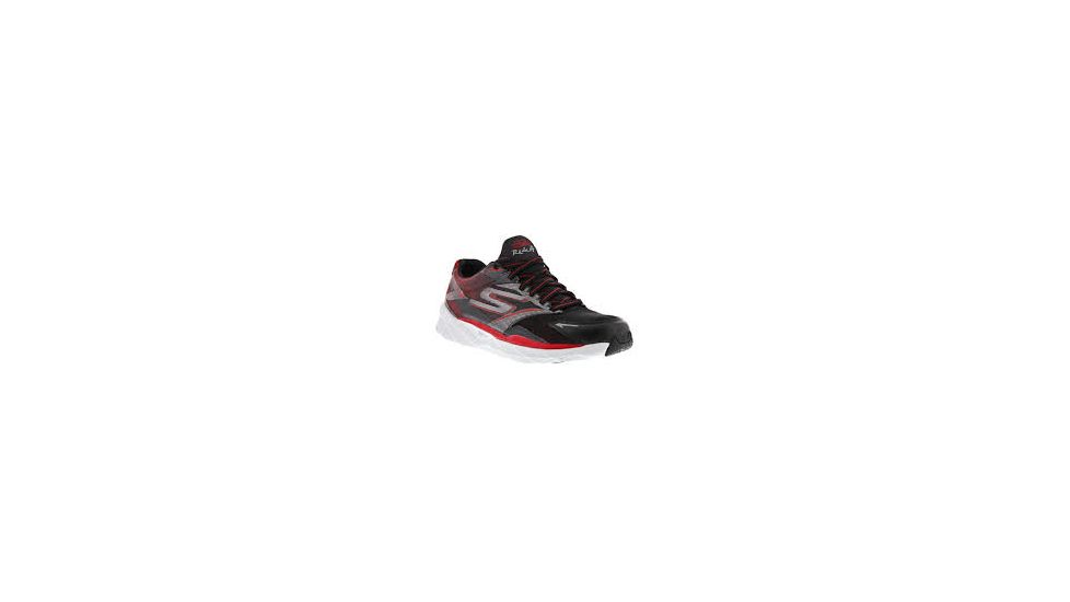Skechers GOrun Ride 4 Road Running Shoe - Mens-Black/Red-Medium-8.5 US