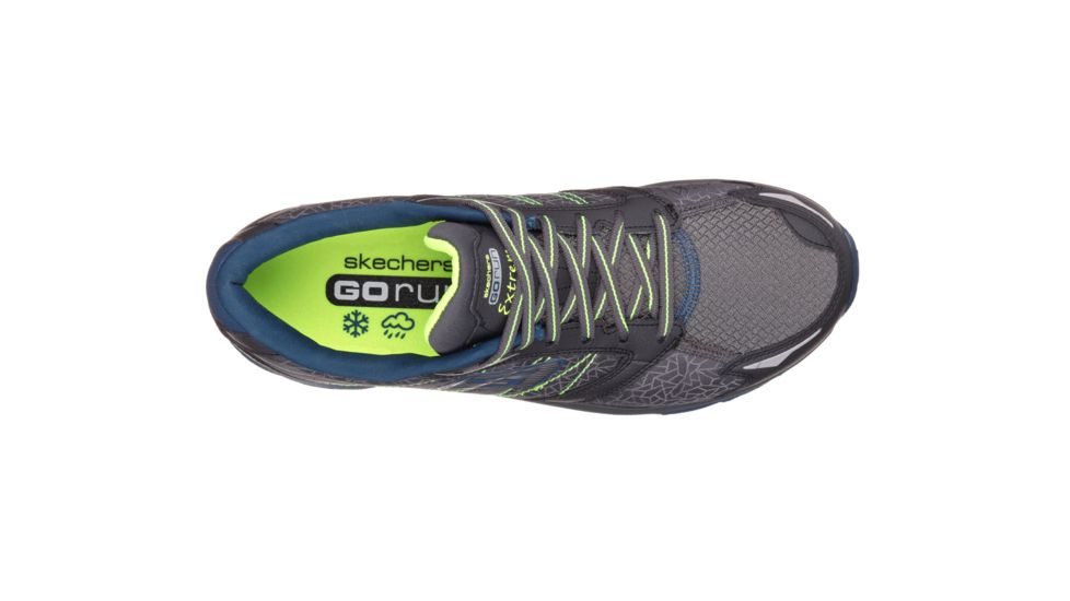 Skechers GOrun Ultra Extreme Trail Running Shoe - Men's-Charcoal/Blue-Medium-8 US