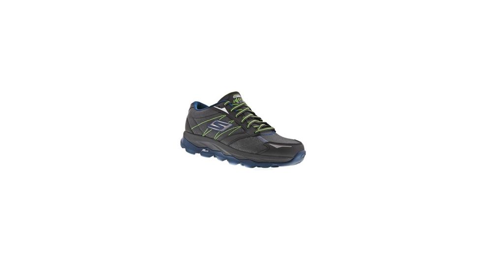 Skechers GOrun Ultra Extreme Trail Running Shoe - Men's-Charcoal/Blue-Medium-9.5 US