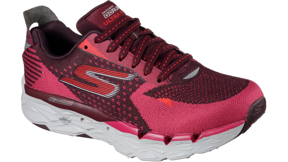 Skechers GoRun Ultra R 2 Road Running Shoe - Women's-Burgundy-Medium-7.5