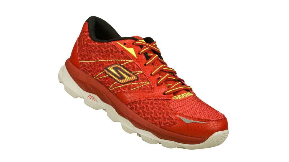 Skechers GOrun Ultra Trail Running Shoe - Men's-Red/Lime-13 US-Medium
