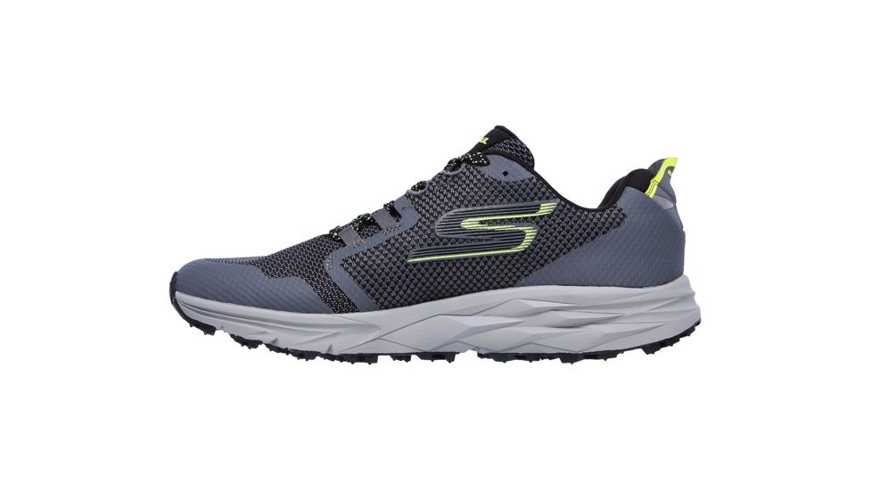 Skechers GOtrail 2 Men's Trail Running Shoes, Charcoal/Lime, 54120-CCLM