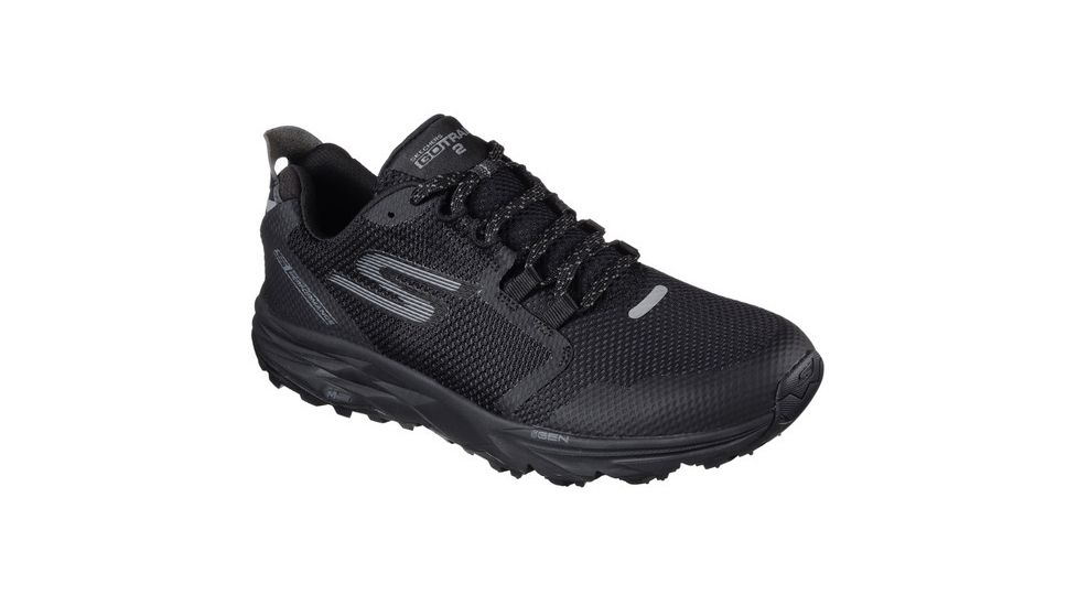 Skechers GoTrail 2 Trail Running Shoe - Men's-Black-Medium-9