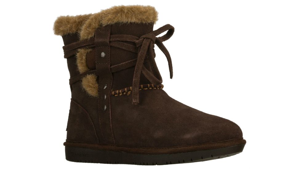 Skechers Shelbys Winter Boot - Women's-Chocolate-Medium-6 US