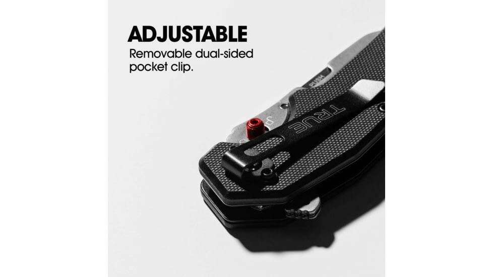 SKEETER HAWK Replaceable Blades Fast Flip Knife, Black, TRU-FMK-1003