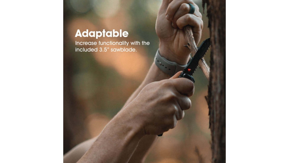 SKEETER HAWK Replaceable Blades Pocket Knife, Black/Grey, TRU-FMK-0005