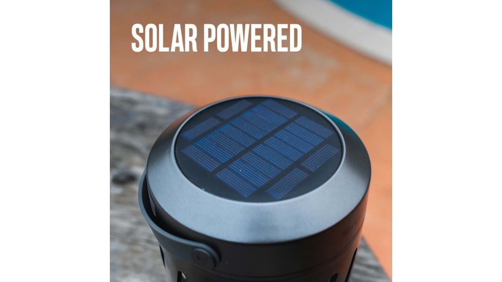 SKEETER HAWK Solar Zapper and Lantern, Grey, SKE-ZAP-1007