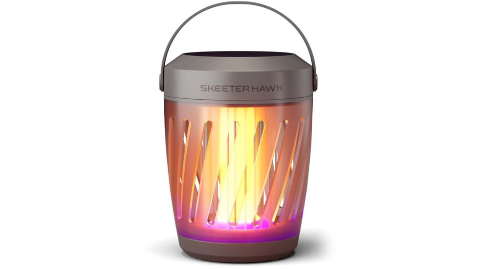 SKEETER HAWK Solar Zapper and Lantern, Grey, SKE-ZAP-1007