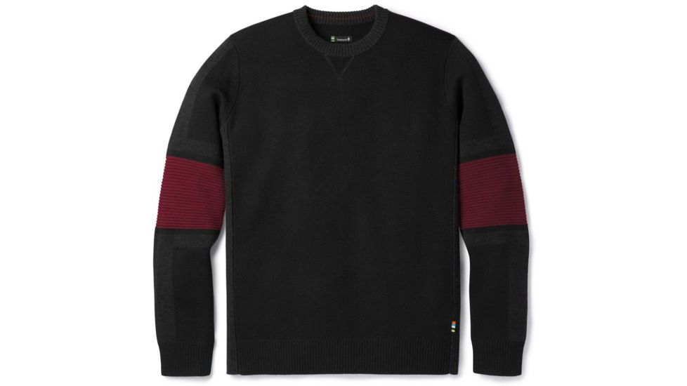 Smartwool Ski Ninja Crew Sweater-Men's, Black, Medium, SW000294001-M