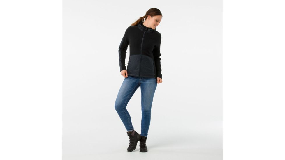 Smartwool Ski Ninja Full Zip Sweater-Women's, Black, Medium, SW000340001-M