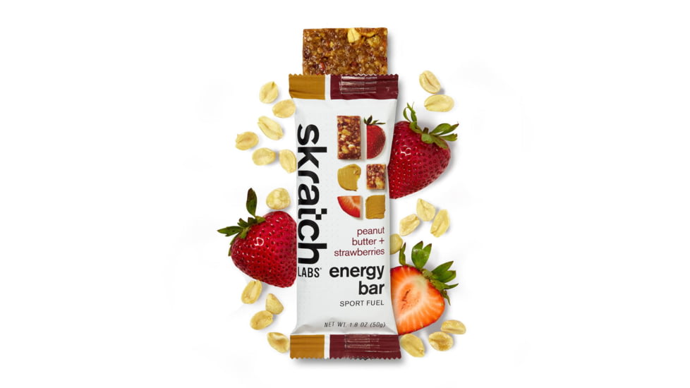 Skratch Labs Energy Bar Sport Fuel, Variety Pack, 50g Bar, 12 Pack Singles, EBF-VAR-50g/12