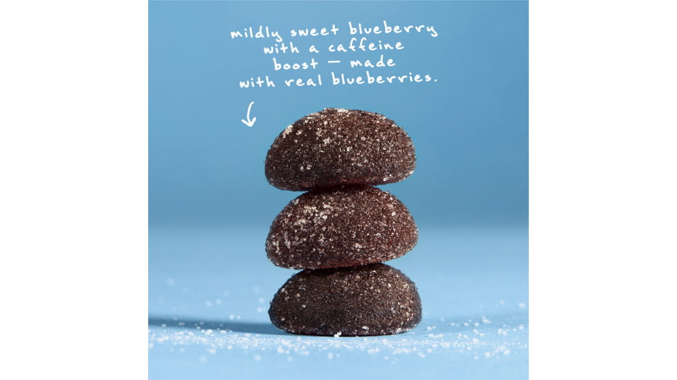 Skratch Labs Energy Chews Sport Fuel, Blueberry with Caffeine, 50g Seving, 10 Pack Singles, ECS-BB-50g/10